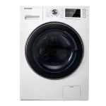 ماشین لباسشویی دوو سفید پنل مشکی 8 کیلویی مدل LM-861WB
